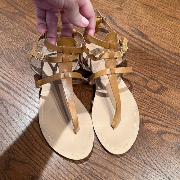 Zara tan brown gladiator sandals - Picture 10 of 13